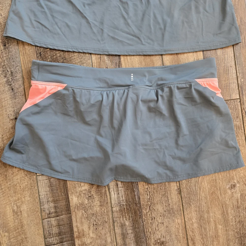 Lands' End Green and Gray Bikini Set - Picture 6 of 10